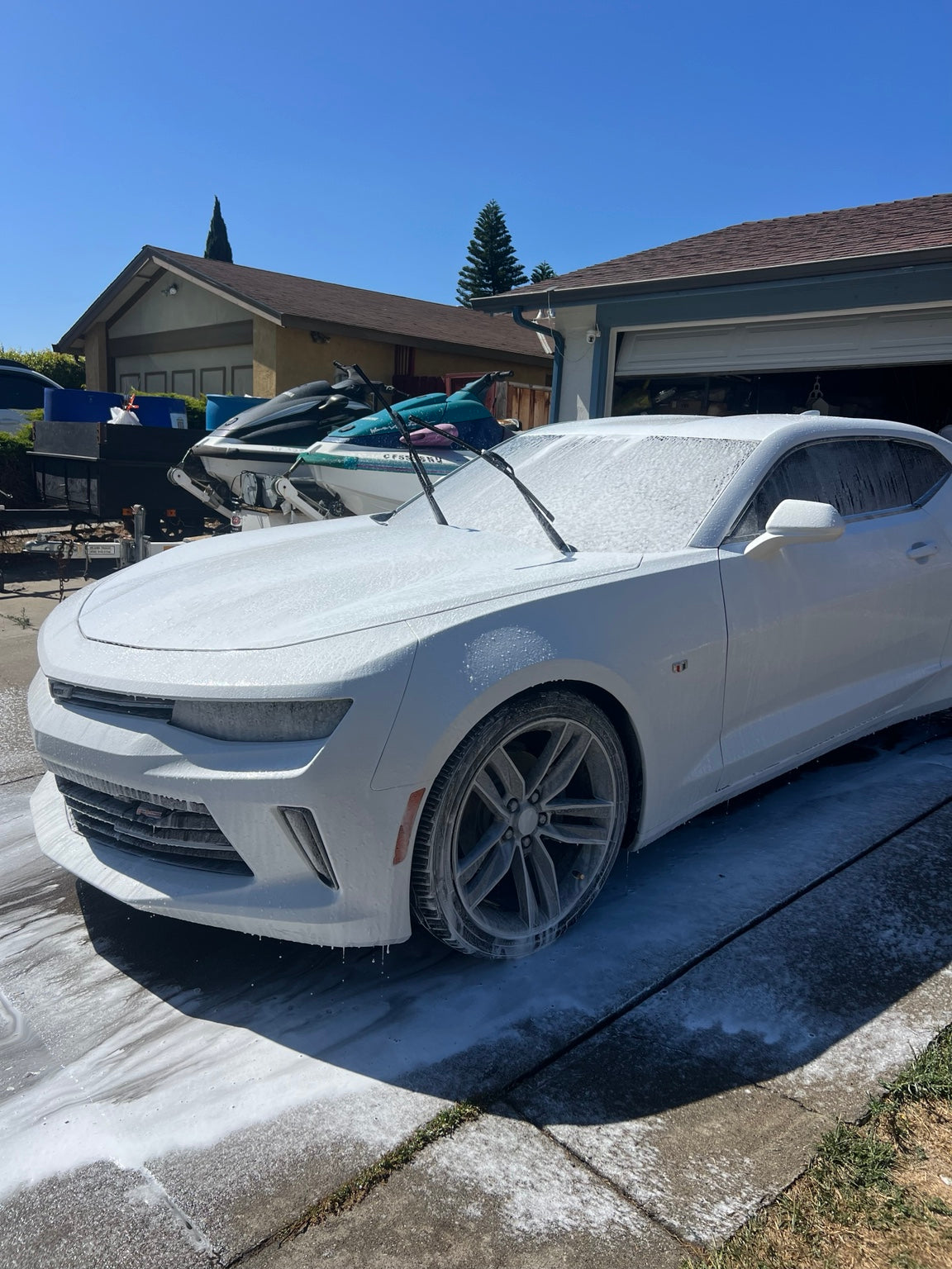 Foam wash