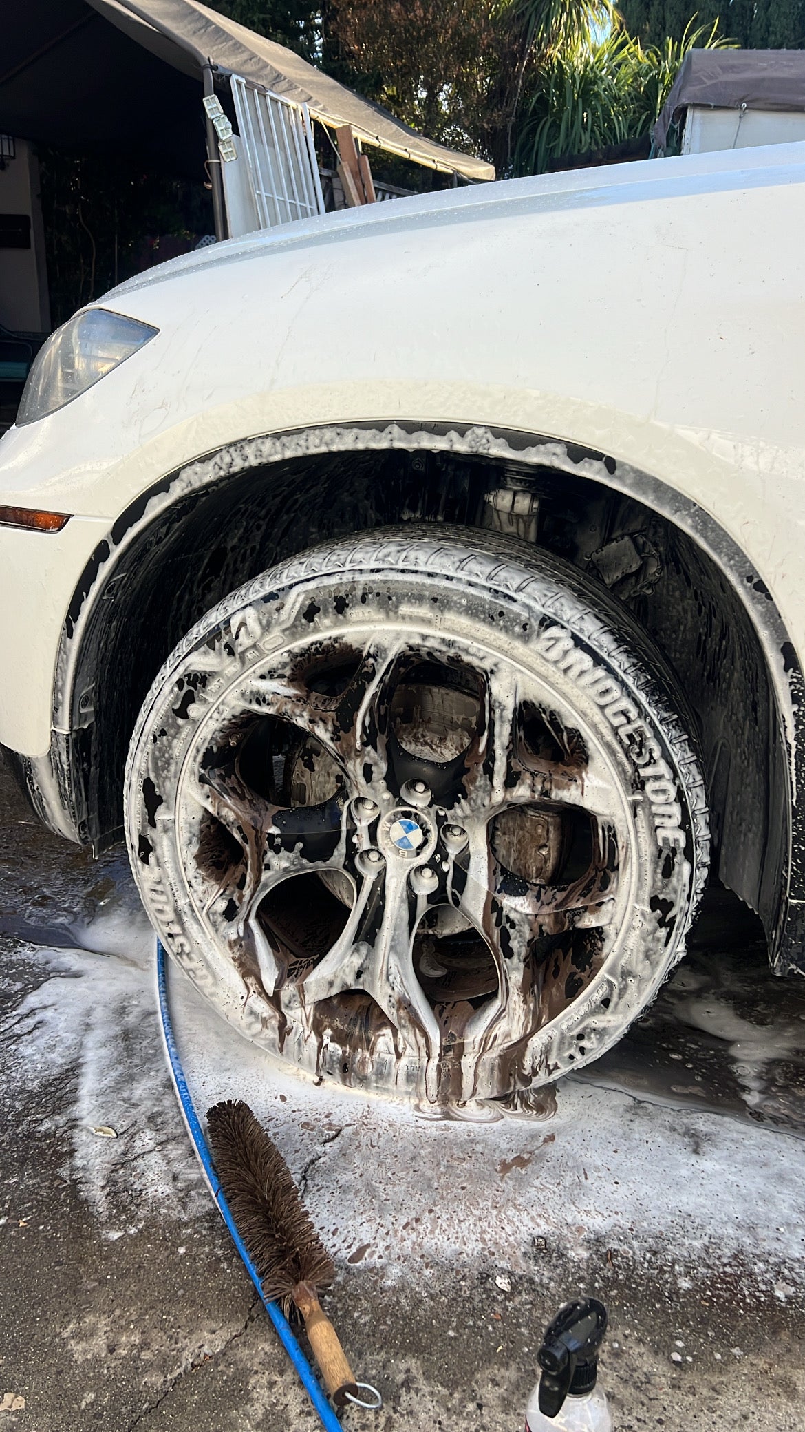 Wheel cleaning